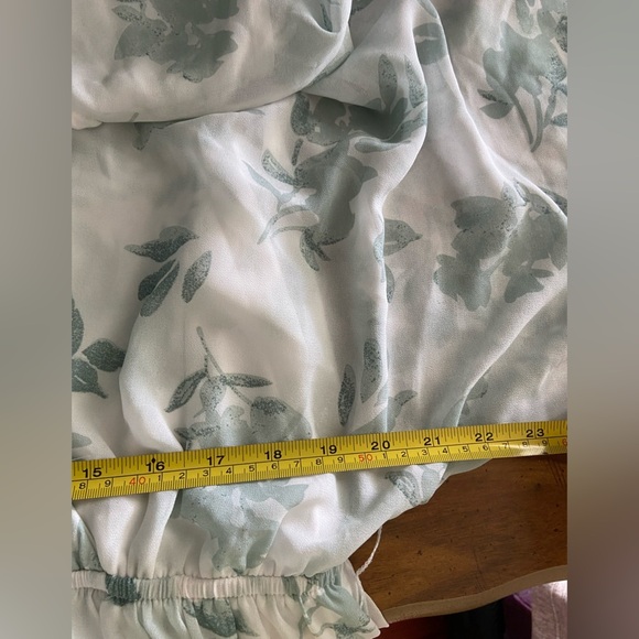 BALTIC BORN Kia Kimono Maxi Dress White with Sage Floral Sz XXL - Picture 9 of 12